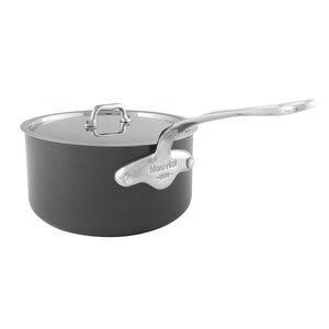 Mauviel M'STONE 3 Sauce Pan With Lid, Cast Stainless Steel Handle, 3.6-Qt - Mauviel1830