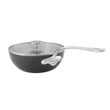 Mauviel Mauviel M'STONE 3 Chef Pan With Glass Lid, Cast Stainless Steel Handle, 2-Qt Mauviel M'STONE 3 Chef Pan With Glass Lid, Cast Stainless Steel Handle, 2-Qt