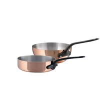 Mauviel Mauviel M'Heritage 150 CI 2-Piece Copper Cookware Set With Cast Iron Handles Mauviel M'Heritage 150 CI 2-Piece Copper Cookware Set With Cast Iron Handles