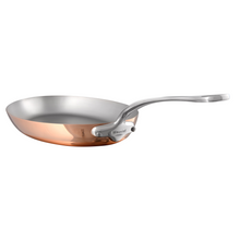 Mauviel Mauviel M'Heritage 150 S Copper Oval Frying Pan With Cast Stainless Steel Handle, 13 x 9-in Mauviel M'Heritage M150S Oval Frying Pan With Cast Stainless Steel Handle, 13 x 9-in - Mauviel USA