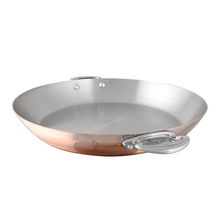 Mauviel Mauviel M'Heritage 150 S Round Pan With Cast Stainless Steel Handle, 12.6-In Mauviel M'Heritage M150S Round Pan With Cast Stainless Steel Handle, 12.6-In - Mauviel USA