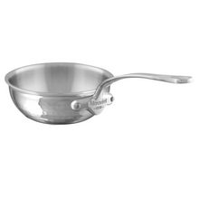 Mauviel Mauviel M'ELITE Hammered 5-Ply Chef Pan Cast Stainless Steel Handles, 2.1-Qt Mauviel M'ELITE Hammered 5-Ply Chef Pan Cast Stainless Steel Handles, 2.1-Qt