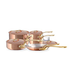 Mauviel Mauviel M'Heritage M'200 B 11-Piece Copper Cookware Set With Brass Handles Mauviel M'200 B 11-Piece Cookware Set With Brass Handles - Mauviel USA