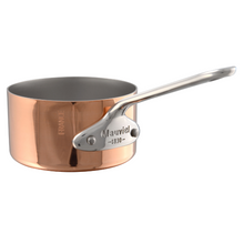 Mauviel Mauviel M'MINIS Copper Sauce Pan With Stainless Steel Handle, 0.32-Quart Mauviel M'MINIS Copper Sauce Pan With Stainless Steel Handle, 3.54-In - Mauviel USA