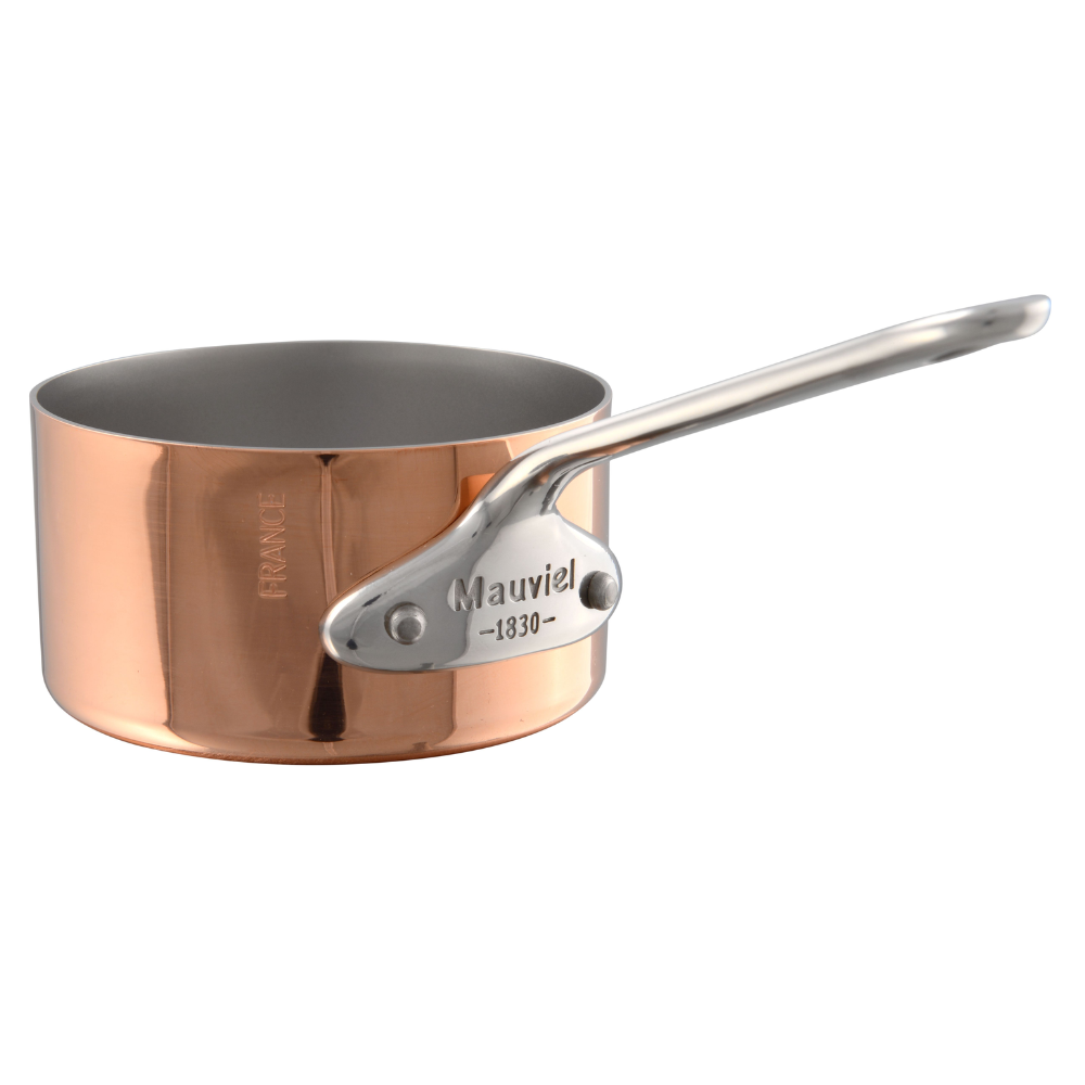 Mauviel M'MINIS Copper Sauce Pan With Stainless Steel Handle, 3.54-In - Mauviel USA