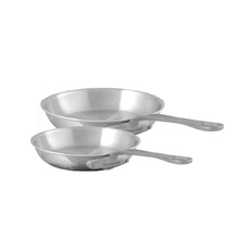 Mauviel Mauviel M'Cook SB 5-Ply 2-Piece Frying Pan Set With Brushed Cast Stainless Steel Handle Mauviel M'Cook SB 5-Ply 2-Piece Frying Pan Set With Brushed Cast Stainless Steel Handle