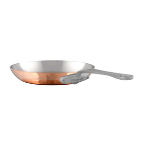 Mauviel M'250 SB Copper Frying Pan With Brushed Stainless Steel Handle, 10.2-in
