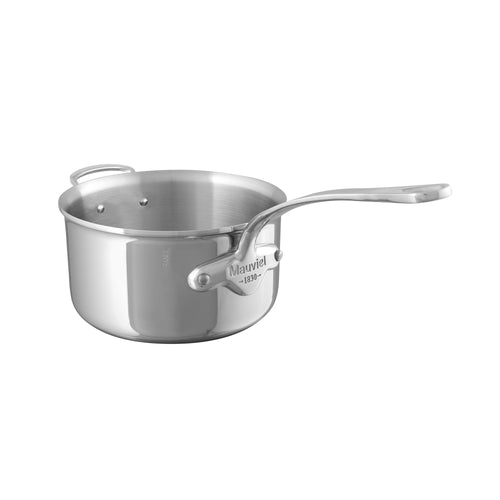 Mauviel M'COOK 5-Ply Sauce Pan With Cast Stainless Steel Handle, 6.9-Qt