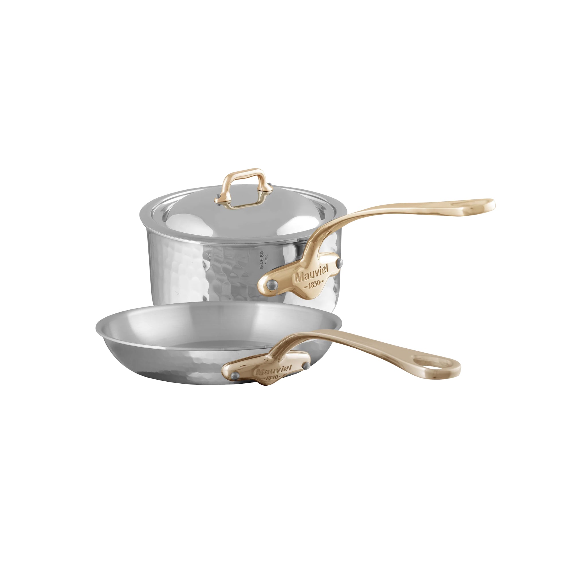 M'Elite B Luxury Stainless Steel With Brass Handles Cookware by