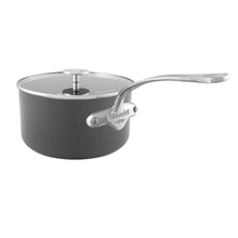 Mauviel Mauviel M'STONE 3 Sauce Pan With Glass Lid, Cast Stainless Steel Handle, 2.6-Qt Mauviel M'STONE 3 Sauce Pan With Glass Lid, Cast Stainless Steel Handle, 2.6-Qt