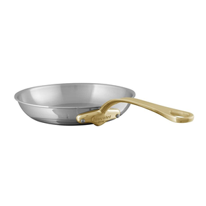 Mauviel 1830 Mauviel M'COOK B 5-Ply Frying Pan With Brass Handles, 11.8-In Mauviel M'COOK BZ Frying Pan With Bronze Handles, 11.8-In - Mauviel USA