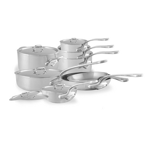 Mauviel 1830 Mauviel M'URBAN 3 Tri-Ply 14-Piece Cookware Set With Cast Stainless Steel Handles Mauviel M'URBAN 3 Tri-ply 14-Piece Cookware Set With Cast Stainless Steel Handles - Mauviel USA