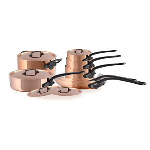 Mauviel M200Ci Copper Cookware Set - 12 Piece – Cutlery and More
