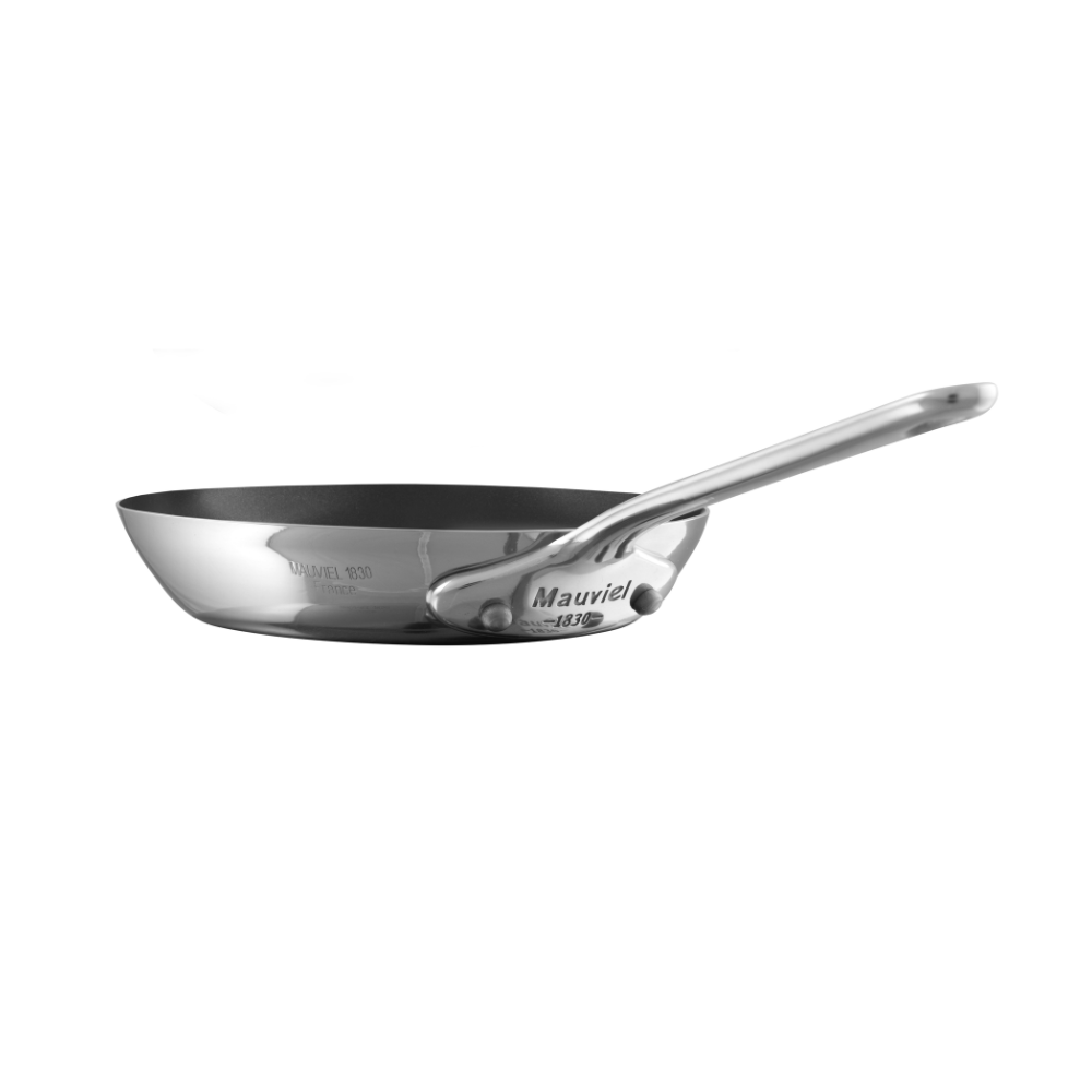 Mauviel M'MINIS Nonstick Round Frying Pan With Cast Stainless Steel Ha