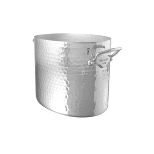 Mauviel 1830 Mauviel M'30 Oval Hammered Champagne Bucket With Cast Stainless Steel, 7.5-Qt Mauviel M'30 Oval Hammered Champagne Bucket With Cast Stainless Steel, 7.5-Qt - Mauviel USA
