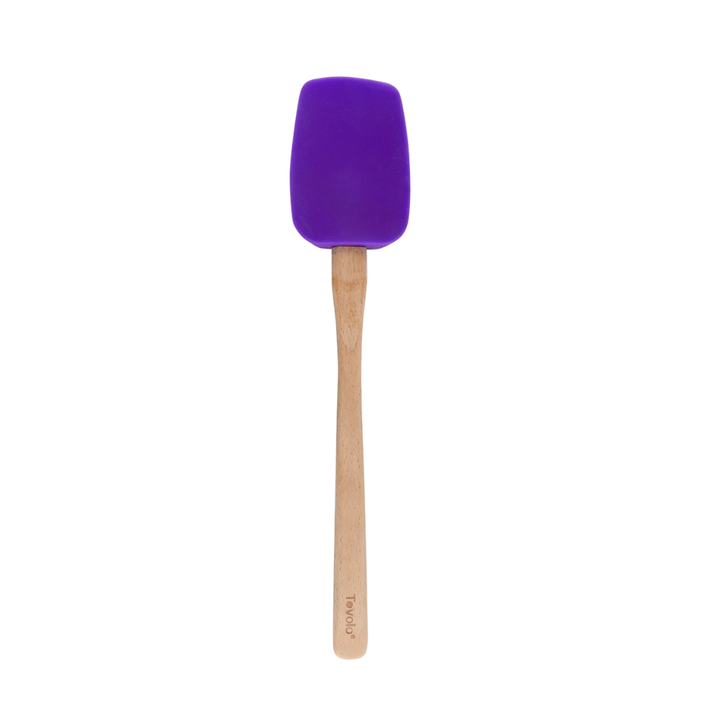 Mauviel M'Passion Tovolo Silicone Royal Purple Spoon, 13.8x3.9-In - Mauviel USA