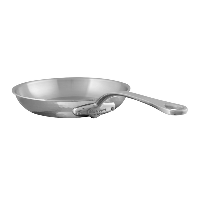 Mauviel M'ELITE Frying Pan With Cast Stainless Steel Handles, 10.2-In - Mauviel USA