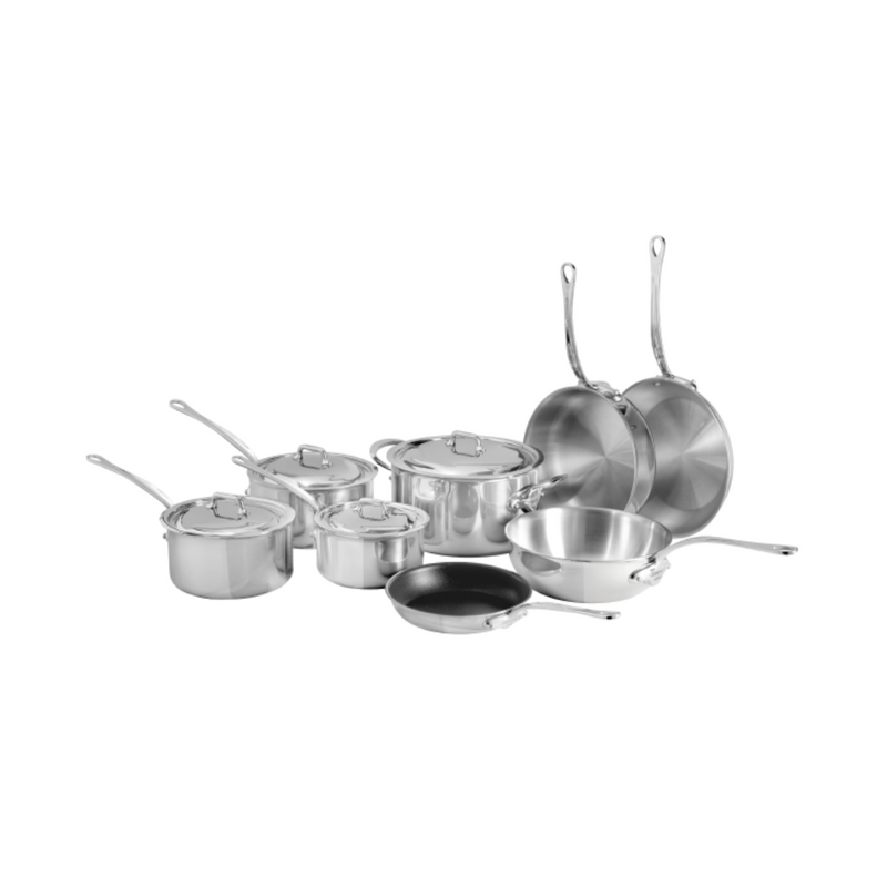 Mauviel M'COOK 5-Ply 5-Piece Cookware Set With Cast Stainless Steel Ha, Mauviel USA