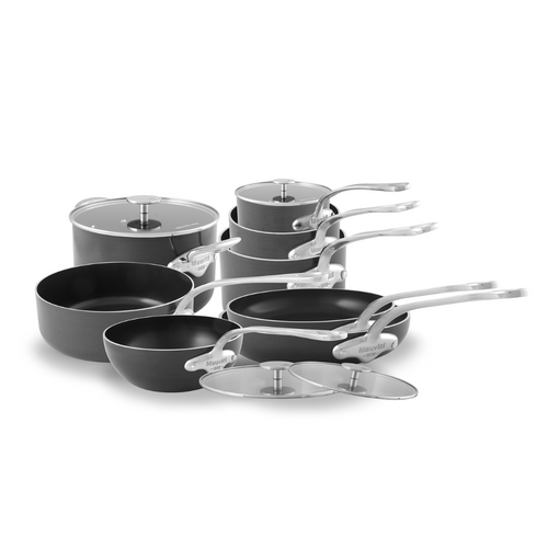 Mauviel M'STONE 3 12-Piece Cookware Set With Cast Stainless Steel Handles - Mauviel USA