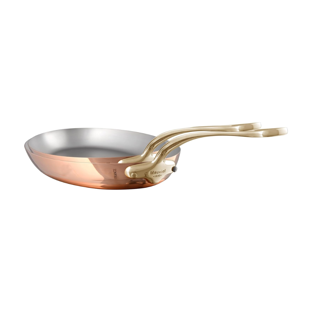 Mauviel M'150 B 2-Piece Oval Pan Set With Bronze Handles - Mauviel USA