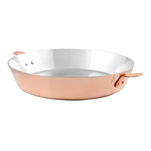 Mauviel Mauviel M'Passion Copper Tarte Tatin Mold With Ears And Tin Inside, 9.4-in Mauviel M'PASSION Copper & Stainless Steel Tatin Mold With Ears, 9.4-In - Mauviel USA