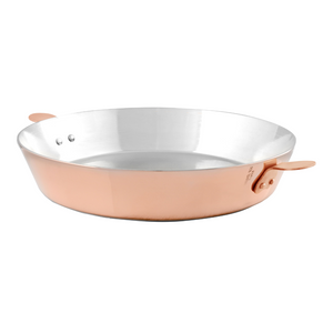 Mauviel 1830 Mauviel M'Passion Copper Tarte Tatin Mold With Ears And Tin Inside, 9.4-in Mauviel M'PASSION Copper & Stainless Steel Tatin Mold With Ears, 9.4-In - Mauviel USA