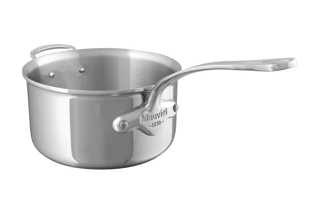 Mauviel M'COOK 5-Ply Sauce Pan With Cast Stainless Steel Handle, 6.9-Qt - Mauviel USA