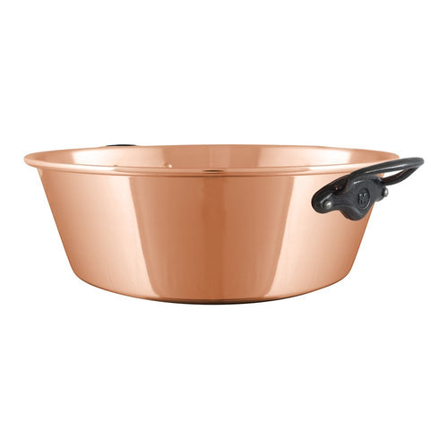 Mauviel M'PASSION Copper Jam Pan With Cast Iron Handles, 6.6-Qt - Mauviel USA