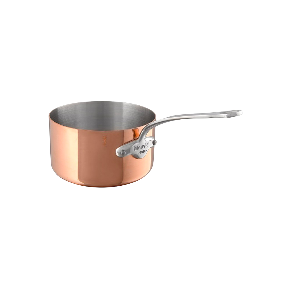 Mauviel M'Heritage 150 S Copper Sauce Pan With Cast Stainless Steel, 0.9-Qt - Mauviel1830