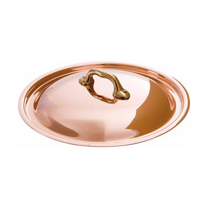 Mauviel 1830 Mauviel M'Heritage 150 B Copper Lid With Brass Handle, 7.1-In M'héritage 150B lid packshot
