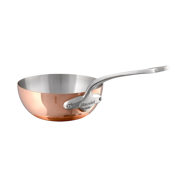 Mauviel 1830 M'150 S Copper Chef Pan, Cast Steel Handle