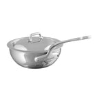 Mauviel M'COOK 5-Ply Chef Pan With lid, Cast Stainless Steel Handle - Mauviel1830