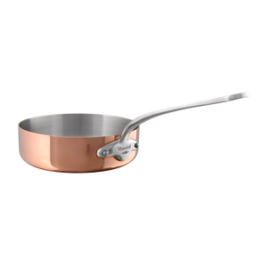 Mauviel 1830 Mauviel M'150 S Copper Saute Pan With Cast Stainless Steel Handle, 1.2-Qt M'HERITAGE 150s Sautepan 11 In - Mauviel USA