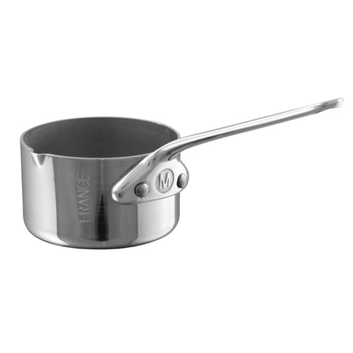 Mauviel M'MINIS Sauce Pan With Cast Stainless Steel Handle, 0.2-Qt - Mauviel USA