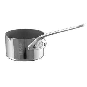 Mauviel 1830 Mauviel M'MINIS Sauce Pan With Cast Stainless Steel Handle, 0.2-Qt Mauviel M'MINIS Sauce Pan With Cast Stainless Steel Handle, 0.2-Qt - Mauviel USA