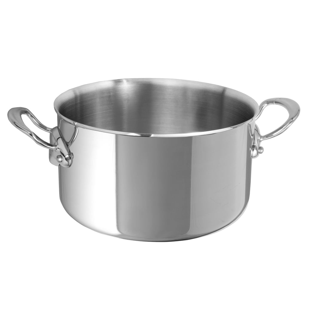 Mauviel M'COOK 5-Ply Stewpan, Cast Stainless Steel Handles, 9.2-Qt - Mauviel1830