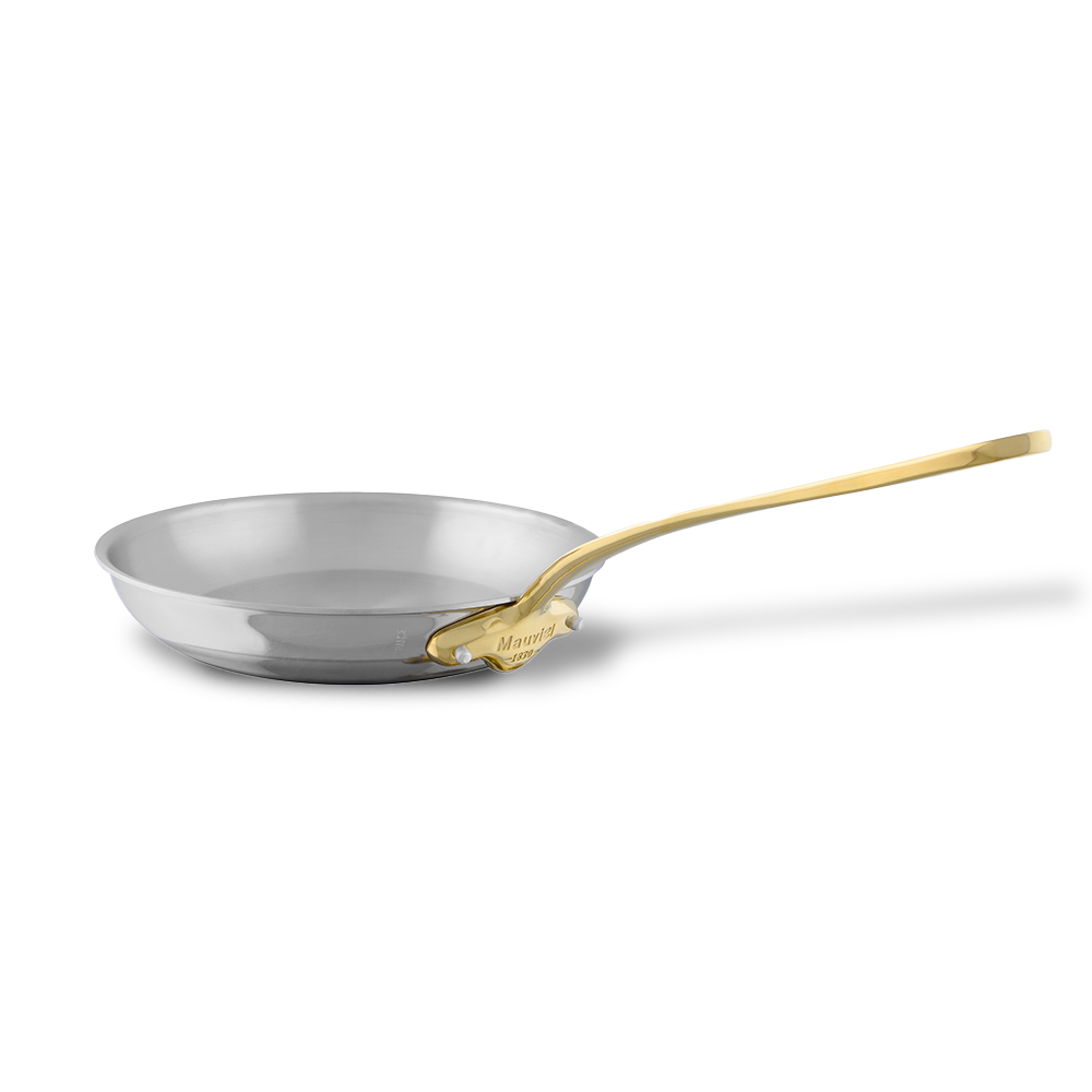 Mauviel M'COOK B Frying Pan With Bronze Handle, 5-Ply Stainless Steel on  Food52