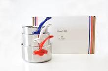 Mauviel 1830 Mauviel x ELYSEE Stainless Steel 3-Piece Sauce Pan Set Mauviel1830 x ELYSEE - 3 piece set, Stainless steel Saucepans 6,3/7/8 In - Mauviel USA