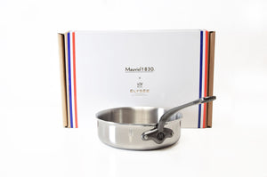 Mauviel 1830 Mauviel x ELYSEE M'COOK Saute Pan With Cast Iron Handle, 1.8-Qt Mauviel1830 x ELYSEE - Sautepan M'Cook - Mauviel USA