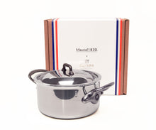 Mauviel 1830 Mauviel x ELYSEE M'COOK Stewpan With Lid & Cast Iron Handles, 3.4-Qt Mauviel1830 x ELYSEE- Stewpan W/L M'Cook - Mauviel USA