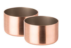 Mauviel 1830 Mauviel M'PASSION Set of 2 Souffle Molds, 3.1-In M'PASSION Set of 2 souffle molds - Mauviel USA