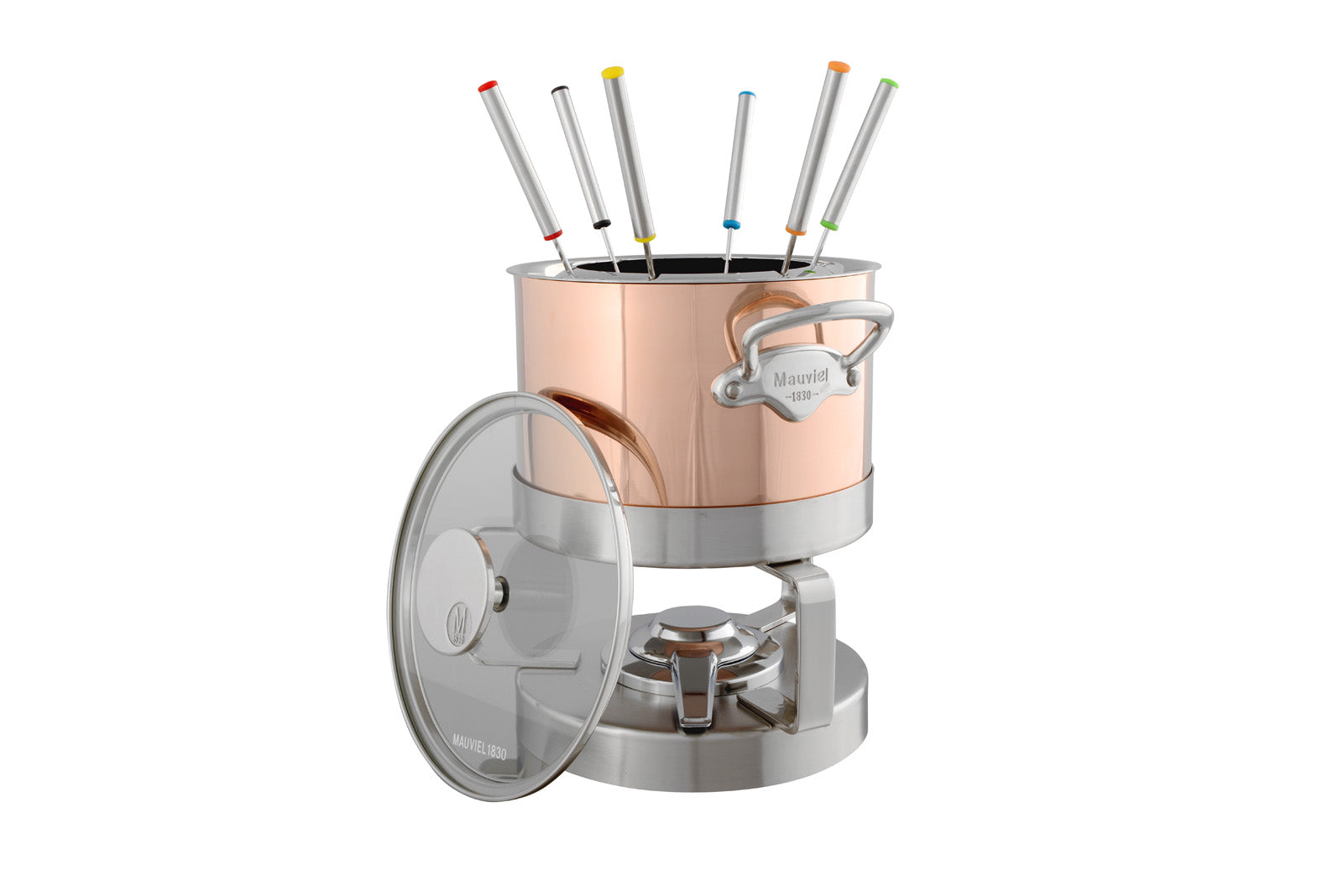 Mauviel 1830 M'HERITAGE 150 S Fondue Set, 3.4-qt - Mauviel USA