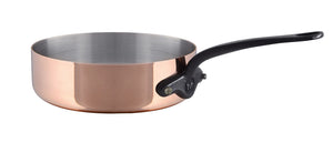Mauviel 1830 M'HERITAGE 200 CI Saute Pan With Cast Iron Handle - Mauviel USA