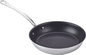 Mauviel 1830 Mauviel M'URBAN 3 Nonstick Frying Pan With Cast Stainless Steel Handle, 9.4-in Mauviel 1830 M'URBAN 3 Nonstick Frying Pan With Cast Stainless Steel Handle, 9.4-in - Mauviel USA