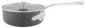 Mauviel 1830 Mauviel M'STONE 3 Saute Pan With Glass Lid, Cast Stainless Steel Handle, 6-Qt M'Stone3 Sautepan with glass lid - Mauviel USA