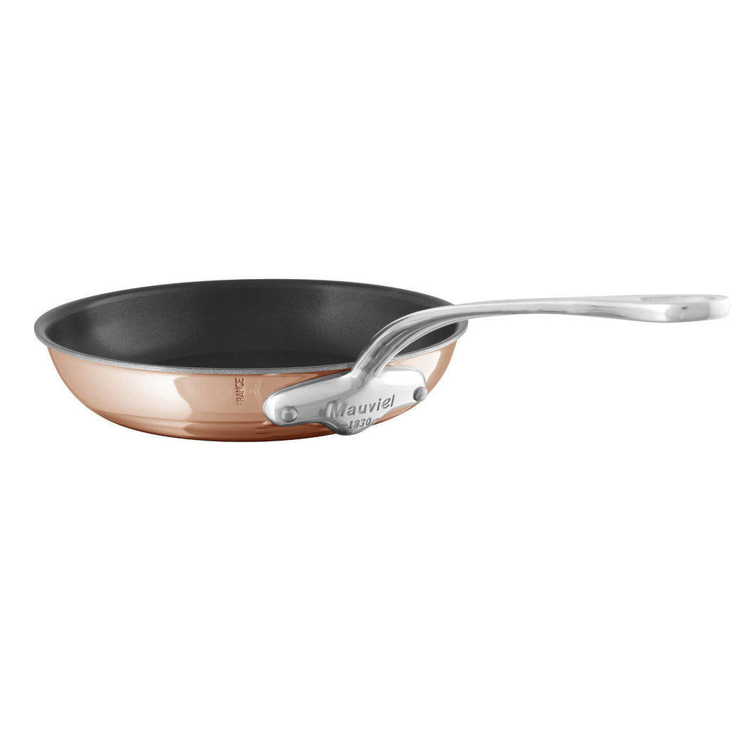Mauviel 1830 M'6s Nonstick Frying Pan With Cast Stainless Steel Handle, 7.9-In - Mauviel USA