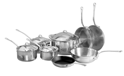 V260] NEW STAINLESS STEEL COOKWARE, COOK ALL IN ONE PAN, MADE IN ITALY