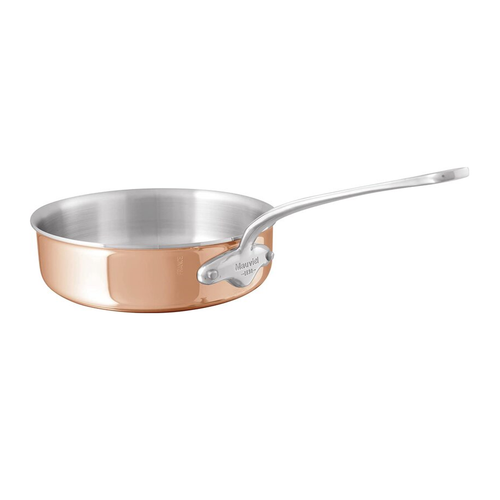 Mauviel 1830 M’6S Saute Pan With Cast Stainless Steel Handle, 3.2-Qt - Mauviel USA