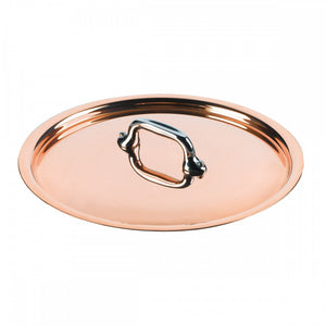 Mauviel 1830 Mauviel M'Heritage 150 S Copper Lid With Cast Stainless Steel Handle, 5.5-In M'héritage 150s lid packshot