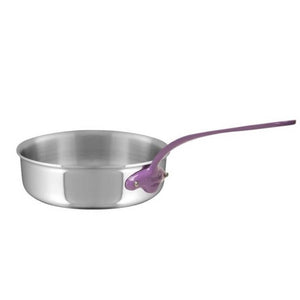 Mauviel 1830 Mauviel M'COOK Purple Mood Saute Pan, 3.2-Qt M'COOK PURPLE MOOD SAUTEPAN, 9,5 In - Mauviel USA